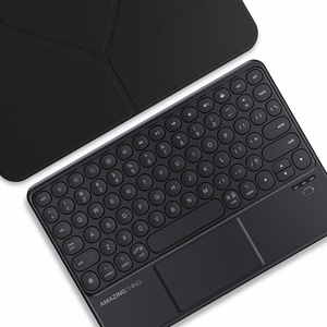"AmazingThing" minimalus dėklas "Keylite Combo" klaviatūros dėklas "iPad 11" 2025 - juodas