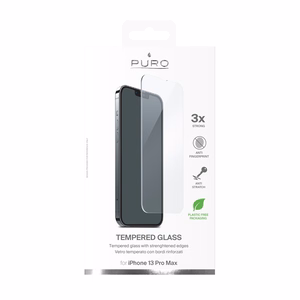 Puro grūdintas apsauginis ekrano stiklas, skirtas iPhone 14 Plus / iPhone 13 Pro Max