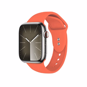 Crong Liquid dirželis, skirtas Apple Watch 38 / 40 / 41 / 42 mm, koralų spalvos