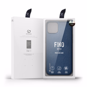 Dux Ducis Fino dėklas telefonui iPhone 14 Plus mėlynas nailoninis