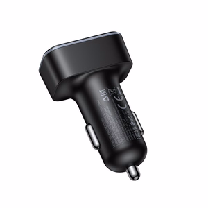 Įkroviklis automobilinis Hoco Z63 42W (2xUSB 2xUSB-C) juodas