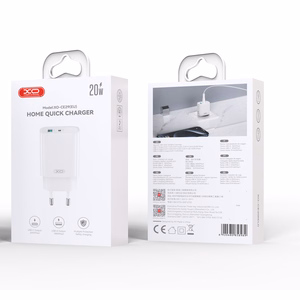 XO wall įkroviklis CE29 PD 20W 1x USB-C 1x USB baltas