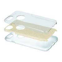 Glitter 3in1 dėklas telefonui iPhone 11 Pro Max auksinis