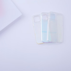 Aurora Case чехол для iPhone 13 гелевая неоновая крышка фиолетовый