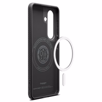 SPIGEN dėklas LIQUID AIR MAG, suderinamas su MagSafe, skirtas SAMSUNG S26 Plus, matinis, juodas