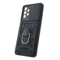 Defender Slide dėklas telefonui Samsung Galaxy A52 4G / A52 5G / A52S 5G juodas