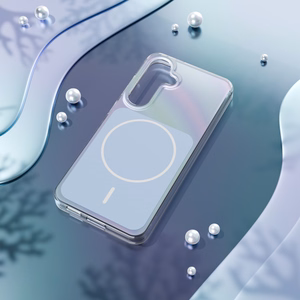 Etteri Hidden Pearl dėklas Samsung Galaxy S25 šviesiai mėlynas