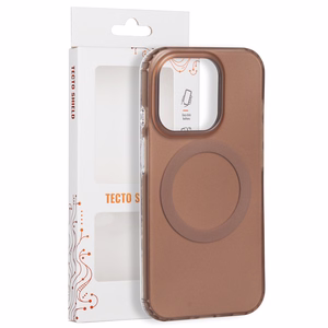 Tecto Shield Mistiq Mag dėklas, skirtas iPhone 15 Pro 6,1", rudas