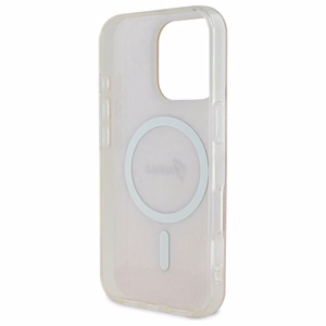 Guess IML 4G Magnetinis dėklas telefonui iPhone 16 Pro - rožinis