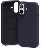 Dėklas Mercury Pure Magsafe Silicon Case Apple iPhone 17 tamsiai mėlynas