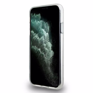 DKNY IML languoto Mono rašto ir spausdintų juostų magnetinis dėklas telefonui iPhone 11 / Xr - juodas