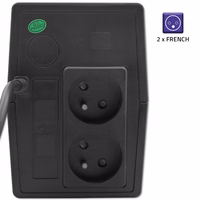 Qoltec 53774 nepertraukiamo maitinimo resursai (UPS) „Line-Interactive“ 1 kVA 600 W 1 AC išvestis(ys / čių)