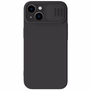 Nillkin CamShield Silky Silicone Case iPhone 14 Plus чехол с защитой камеры чёрный