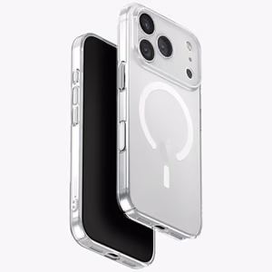 Uniq Airsuit Magnetinis įkrovimo dėklas telefonui iPhone 17 Pro - Permatomas