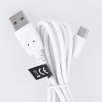 "Maxlife" kabelis USB - USB-C 1,0 m 3A baltas