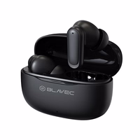 Blavec Bluetooth TWS Ausinės BW-08 Speak AI juodos