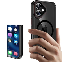 Tech-Protect MagHybrid Magnetinis dėklas telefonui iPhone 16 - juoda