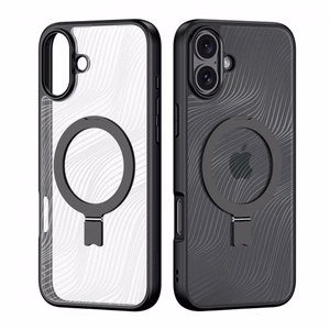 Telefono dėklas Dux Ducis Aimo Mag Stand Apple iPhone 16 Plus juodas