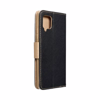 FANCY Book dėklas SAMSUNG A37 black / gold