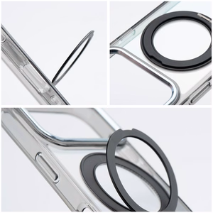 Case for iPhone 11 Frame Circle Stand compatible with MagSafe black