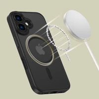 Tech-Protect MagCam Magnetinis iPhone 16 dėklas - pusiau permatomas