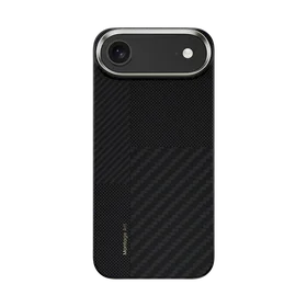 Benks Montage Magnetinė Armor Air Kevlar Dėklas Metalinis Rėmas 600D+1500D (MB68) ant Iphone 17 Air - juodas