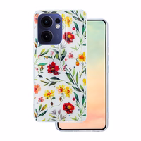Glow Glam dėklas telefonui Oppo Reno 13F 5G (Global) / 13FS 5G baltas