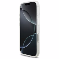 Karl Lagerfeld IML Karl RSG logotipo magnetinis dėklas telefonui iPhone 17 - skaidrus