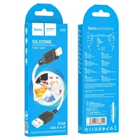 Kabelis USB-A į Lightning Hoco 2,4A 1 m X90 baltas