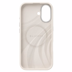 Liavec Silky Case with Metal Camera Frame for Iphone 17 beige