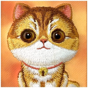 Nimmy Big Eyed Pet 2.0 Cat deklas iPhone 17 Pro - oranzinis