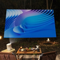 "Yaber T2 Plus" LCD FullHD 1080p multimedijos projektorius su JBL garsiakalbiais - smėlio spalvos