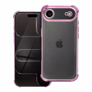 Dėklas ANTISHOCK ELECTRO IPHONE 17 Air rožinis