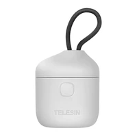 3 lizdų vandeniui atsparus įkroviklis Telesin Allin dėžutė + 2 baterijos GoPro Hero 12 / 11 / 10 / 9