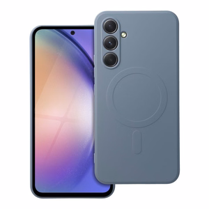 SILICONE MAG COVER dėklas telefonui suderinamas su Magnetiniu SAMSUNG A54 šviesiai mėlyna