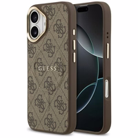 GUESS dėklas IPHONE 17 suderinamas su MagSafe GUHMP17SP4MSEGCW (PU 4G su klasikiniu) rudas