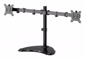 Gembird MS-D2ST-02 monitoriaus stalo stovas (pasukamas, pakreipiamas, pasukamas), 13–32 colių, juodas