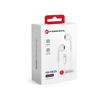 Kabelinės ausinės Lightning Forcell F-Audio HR-ME25 baltos