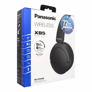 Juodos belaidės ausinės PANASONIC RB-HF630BE-K su ENC