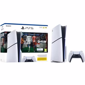 Sony PlayStation 5 Slim + EA Sports FC 26 1 TB Wi-Fi Juoda, Balta
