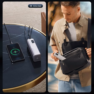 Cuktech CUKP200XGLGR 100W 20000mAh Išorinė baterija 2 x USB-C 1 x USB-A - pilka