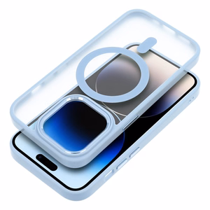 Dėklas telefonui MATTE MAG COVER, suderinamas su MagSafe IPHONE 16 Pro, mėlynas