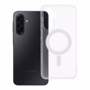 CLEAR MAG COVER dėklas telefonui, suderinamas su Magnetiniu SAMSUNG A17 permatomas