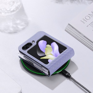 Dėklas Dux Ducis Bril Samsung F731 Z Flip5 5G violetinis