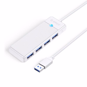 Orico PAPW4A-U3 USB Hub 4-port 4x USB-A 3.0 1 m - white
