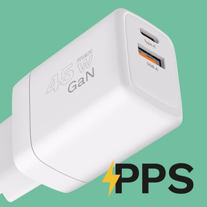 Kruger&Matz 45 W GaN tinklo įkroviklis su Power Delivery ir Quick Charge