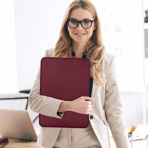 Tech-Protect neopreninis nešiojamojo kompiuterio dėklas 14" - bordo