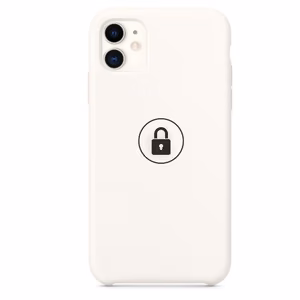 Telefono dėklas Silicone Case iPhone 11 / dramblio kaulo balta / pakuotėje
