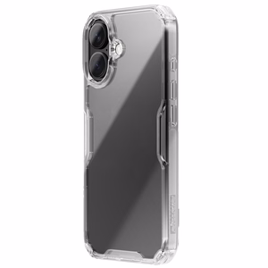 Nillkin Nature Pro dėklas telefonui iPhone 16 - permatomas ir baltas