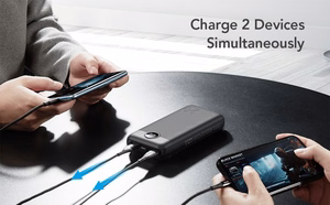 Išorinė baterija VEGER 20000 mAh PD QC3.0 2A 20W L20S (VP2039PD / W2039PD) juoda